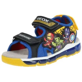 GEOX Android Sandalen Black / Royal 33