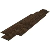 [neu.holz] 3d-wandpaneel Boxtel 18er Set 195x31,5 cm Walnussoptik [neu.holz]