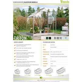 Vitavia Triton 6200 Alu smaragd grün ESG 3 mm 6,2 m2 inkl. Stahlfundament