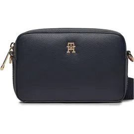Tommy Hilfiger Damen Schultertasche TH Essential Camera Bag Blau