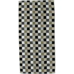Handtuch LIFESTYLE Karo - braun - BL 50x100 cm