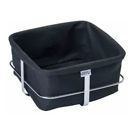 GEFU Brotkorb BRUNCH, eckig schwarz