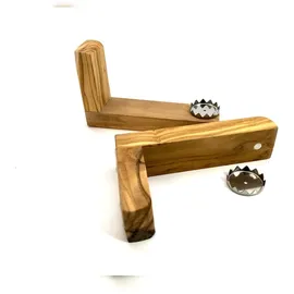D.O.M. Die Olivenholz Manufaktur Magnetseifenhalter aus Olivenholz 9 cm