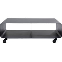 Kare Design Lowboard Lounge Mobil, Grau, 90x30cm, Wohnzimmer