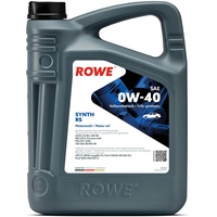 ROWE - 5 Liter HIGHTEC SYNTH RS SAE 0W-40 Motorenöl - für Diesel- und Benzinmotoren mit und ohne Turboaufladung