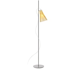 Kartell - K-Lux Stehleuchte, Diffusor strohgelb / Gestell grau