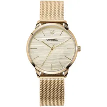 Orphelia Herren Analog Uhr Winston mit Mesh Edelstahl Armband