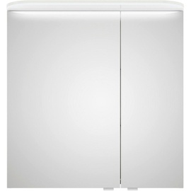 Pelipal Spiegelschrank, Weiß, - 70x72.3x17 cm