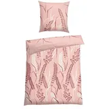 SCHIESSER Annic Floral Rosa 135 x 200 cm + 80 x 80 cm