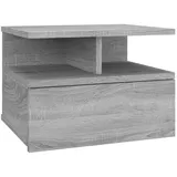 vidaXL Nachttisch Hängend Grau Sonoma 40x31x27 cm Holzwerkstoff