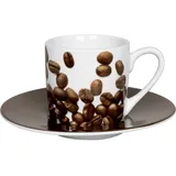 Könitz 6x Könitz Espressotasse 'Coffee Beans', (85 ml, 6 x)
