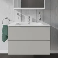 Duravit L-Cube Waschtischunterschrank, 2 Auszüge, LC624100707