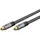 Wentronic Toslink Kabel 3 m Schwarz/Silber