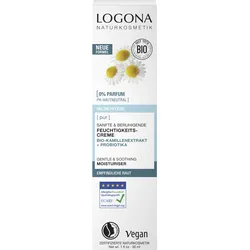 LOGONA PUR Sanfte&beruhigende Feuchtigkeitscreme Bio-Kamillenextrakt + Probiot