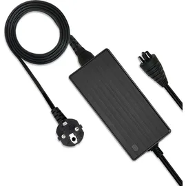 Leicke 6A E-Bike Schnellladegerät mit Bosch Motor – Kompatibel mit Active/Performance Line – Ovaler Stecker – 1,5 m Ladegerät Kabel