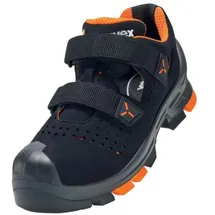 Uvex Sicherheitssandalen S1P SRC uvex 2 aus Mikrovelours, uvex xenova® Kunststoffkappe, Weite 12, Größe 39