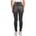 URBAN CLASSICS Ladies Skinny High Waist Open Hem Jeans - Schwarz