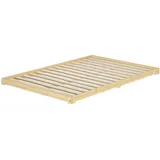Erst-Holz Futonbett 140 x 200 cm Braun