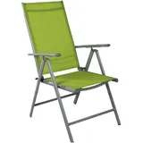 Mojawo Hochlehner Gartenstuhl 64 x 54 x 106 cm grau/grün