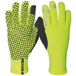 Fahrradhandschuhe WOWOW "Morning Breeze" Gr. S, gelb (gelb, schwarz), Handschuhe, S, Materialmix