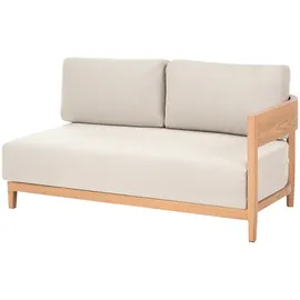 Beliani Sampieri Set 2-tlg. Hellbraun/Beige