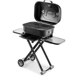 GURUSS Holzkohlegrill xxl mit Deckel Edelstahl Bbq Smoker Kohle Grill Set mit Schürze