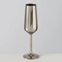 Boltze Sektglas Adora 22,5 cm Ø 7 cm 195 ml Silber
