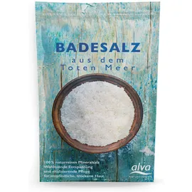 Alva alva® Naturkosmetik - Totes Meer Badesalz - 100% naturbelassen - 1kg - Fußbad, Entspannungsbad