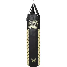 TapouT Boxsack aus Kunstleder Pouch Schwere Gefüllte Tasche - Black / Ecru - 150 cm