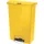Rubbermaid Slim Jim Kunststoff Pedal vorne 50 l yellow
