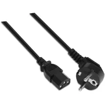 AISENS A132-0170 10m CEE7/7-C13 100 Prozent Kupfer AWG18 Schwarz