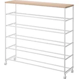 Yamazaki Tower 26 x 90,5 x 87 cm rollbar / weiß