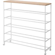 Yamazaki Tower 26 x 90,5 x 87 cm rollbar / weiß