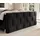 IHG Boxspringbett Tarifa 180x200cm Velour Schwarz / SL 3 / Deren 22