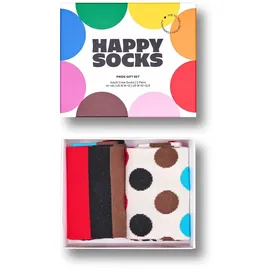 Happy Socks Pride Socken 2er Pack Blau/Rot/Schwarz/Weiß 41-43