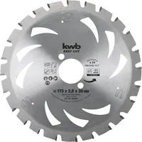 KWB Akku Top Easy Cut Kreissägeblatt 173 x 30