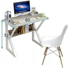 OEM Computertisch, Bürotisch mit Ablage 80 x 40 cm STL04B