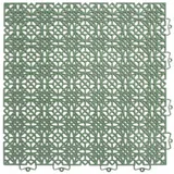 Andiamo Klickfliesen Terrassenfliesen, 14 St., witterungsbeständig, wasserresistent, zuschneidbar, Klicksystem grün