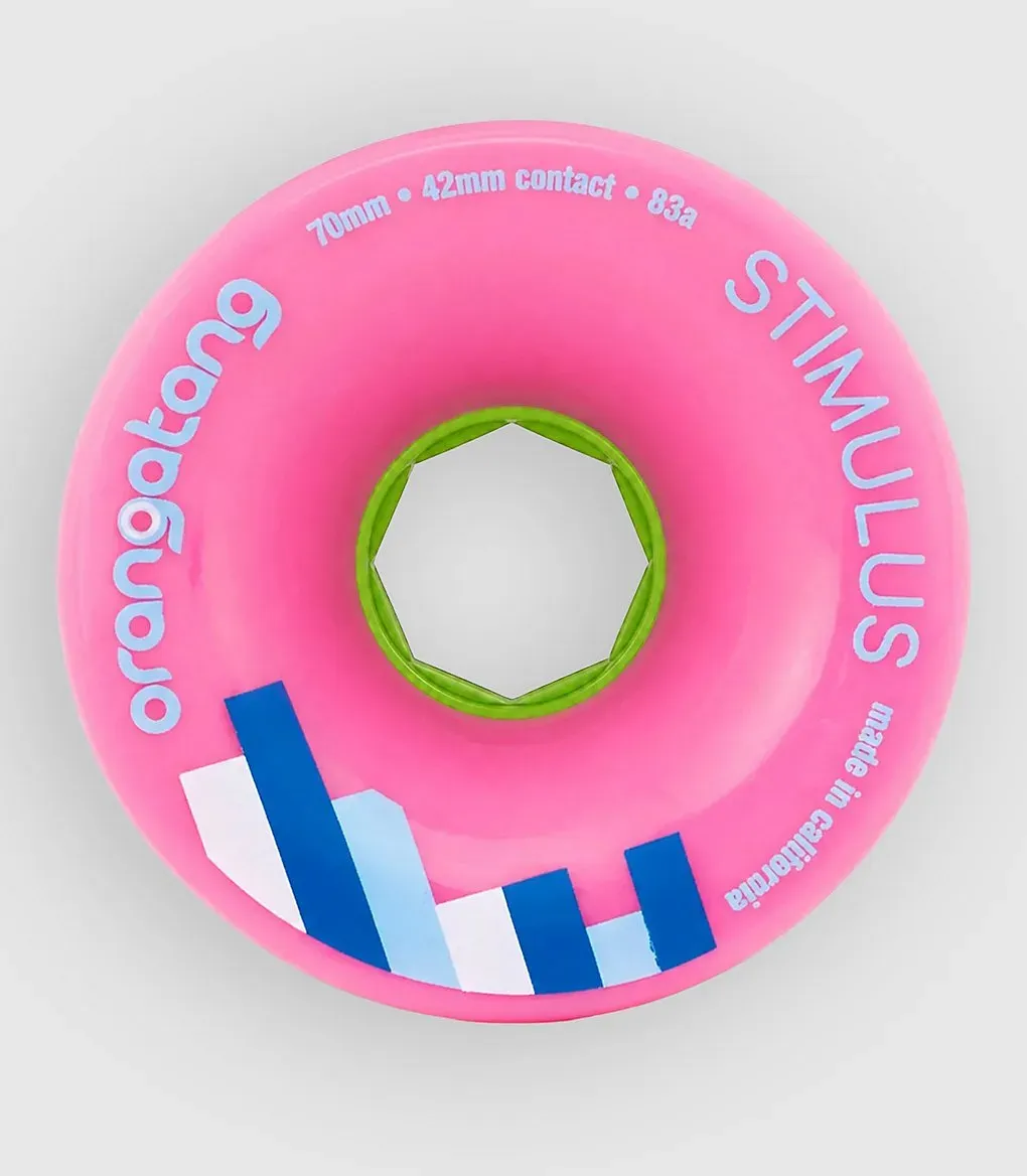 Orangatang Stimulus 70mm 83a Wheels pink Gr. Uni