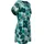 Ragwear Jumpsuit "Salwin", Damen, Gr. XXL (44), Normalgrößen, blau (aquablau), Material: 100% Viskose, gerade ca. Mitte Oberschenkel, V-Ausschnitt, weit abgesteppte Kante, Overalls Jumpsuit, Kurzer Overall mit Taillen-Bindeband