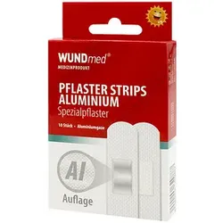 WUNDmed® Pflaster Aluminium grau, 10 St.