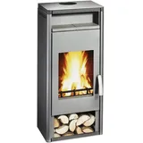 Kaminofen Typ11180-Fulgor OF-W gussgr.Warmhaltef.Naturst. 6kW