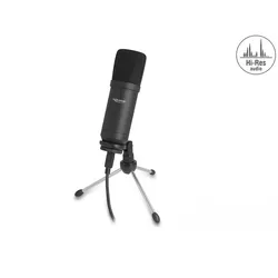 Delock Mikrofon - USB - Schwarz