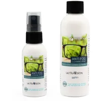 UltraVision Konzentrat (Set mit Refill) - Profi Anti-Beschlag und Anti-Statik Reiniger von HEUREKA für Brillen, Haushalt & Auto