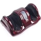 Fußmassagegerät, Kneten und Rollen 3D Fussmassage, positive Wirkung auf Fußreflexzonen und Akupunktur, Fernbedienung, Rot