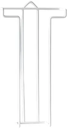 Hygienebeutelspender Fripa Metallgitter weiß