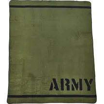Done. Army Kuscheldecke 150 x 200 cm Grün