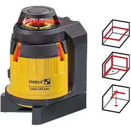 Stabila Multilinien-Laser LAX 400 Kreuzlinienlaser 20m 5-teiliges Set