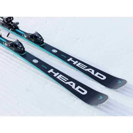 Head Supershape e-Speed Ski Set Schwarz 177 cm