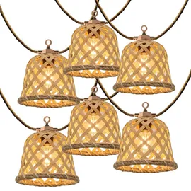 Lumisky Lichterkette Solar 13 m inkl. 20 LED-Leuchtmitteln Beige